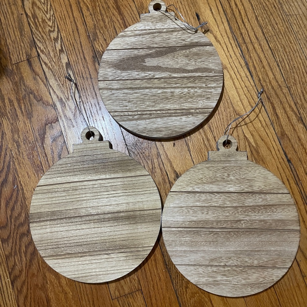 Wooden Ornaments